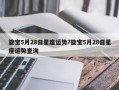旋宝5月28日星座运势?旋宝5月28日星座运势查询