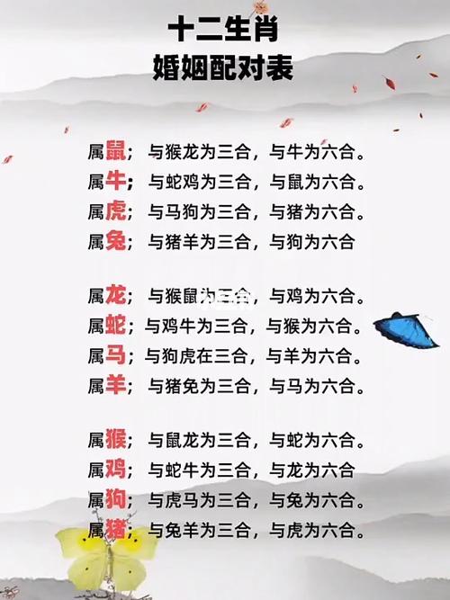 查十二生肖最佳的婚姻配对?十二生肖婚配吉凶速查表